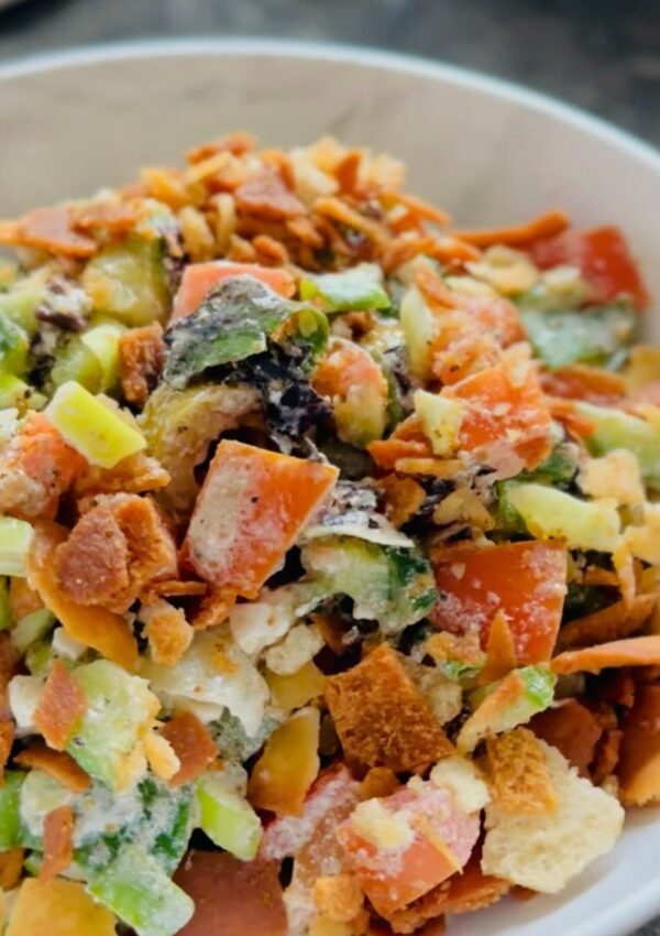 Mediterranean Cucumber and Tomato Salad