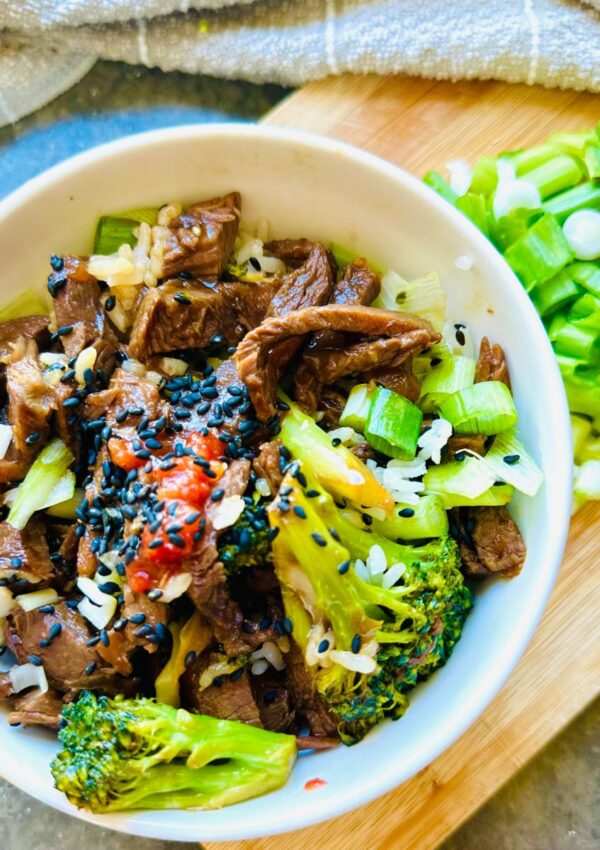 The Best Tender Beef and Broccoli Stir-Fry Bowl