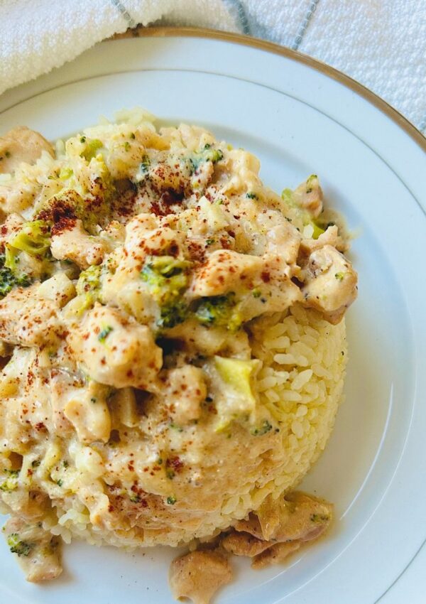 Creamy Chicken Broccoli and Rice