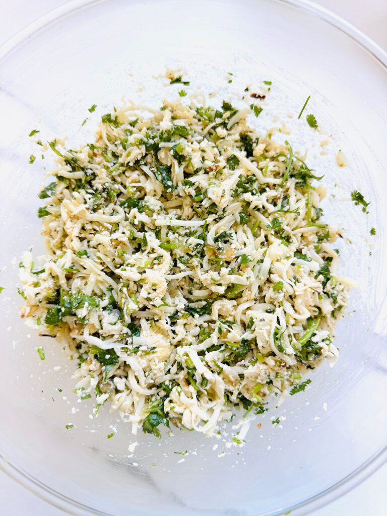 Mediterranean Meat & Cheese Savory Rolls - Cheese Mixture