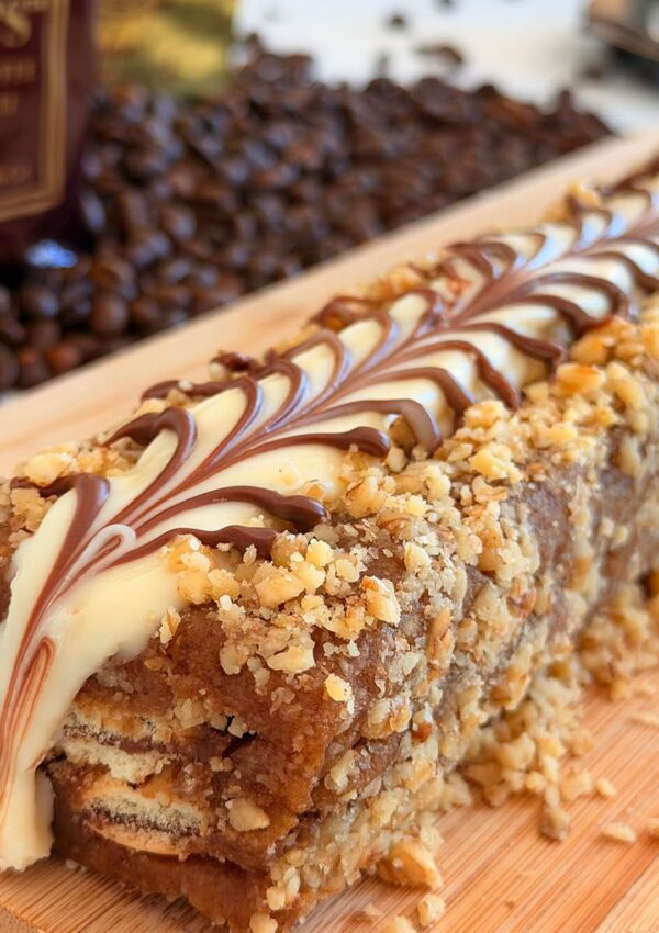 Coffee Date Walnut Roll